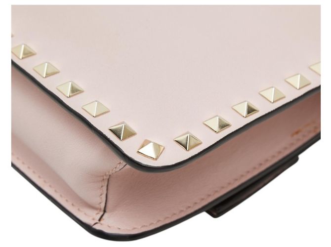 Bolsa de Ombro Valentino Rockstud Rosa - vista 6
