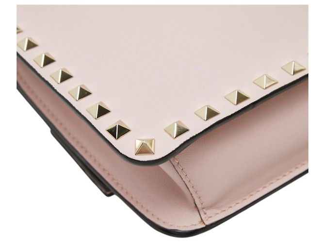 Bolsa de Ombro Valentino Rockstud Rosa - vista 7