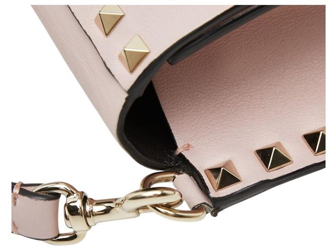 Bolsa de Ombro Valentino Rockstud Rosa - vista 9