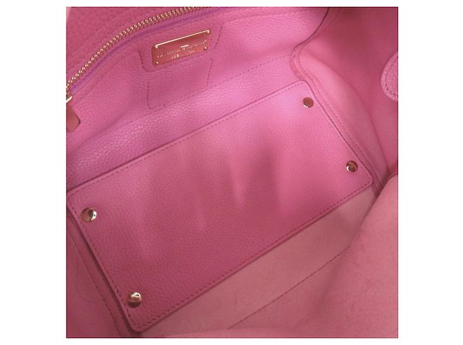 Borsa in pelle rosa Salvatore Ferragamo Gancini - vista 6