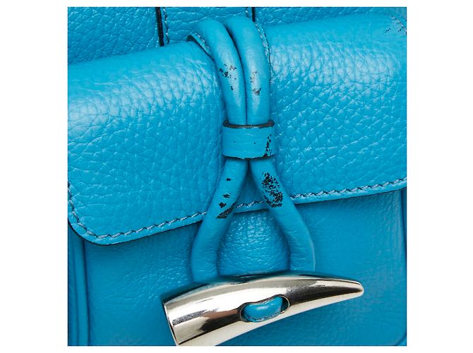 Bolsa Burberry Nova Check Azul Bege - vista 12
