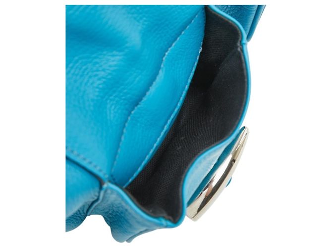 Bolsa Burberry Nova Check Azul Bege - vista 14