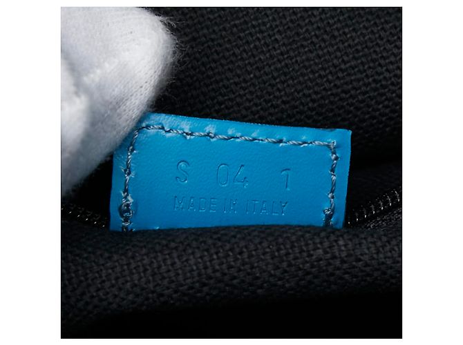 Bolsa Burberry Nova Check Azul Bege - vista 17