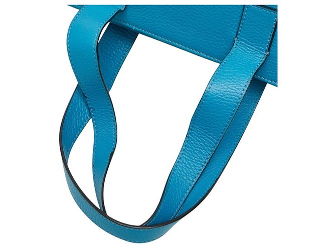 Bolsa Burberry Nova Check Azul Bege - vista 8