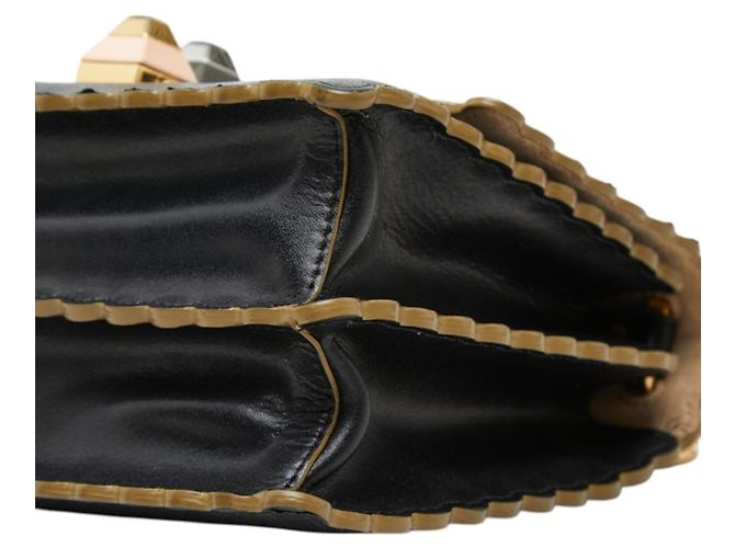 Fendi Mini Kanai Schultertasche mit Kette Schwarz - Ansicht 4