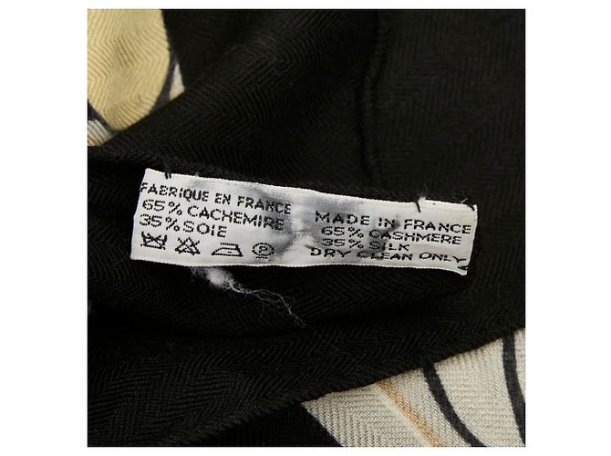 Hermès Hermes Carre Géant 135 ANIMAUX SOLAIRES Large Stole Negro Multicolor - vista 9