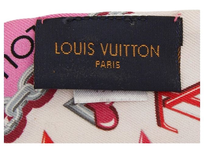 Louis Vuitton Lucky Monogram Bandeau BB Schal Pink Mehrfarben - Ansicht 4