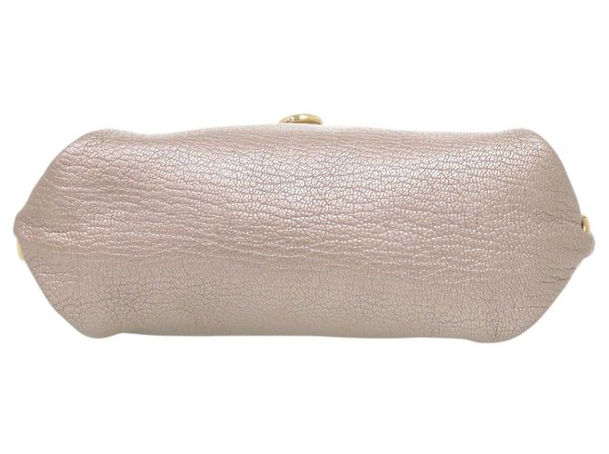 Bolso Salvatore Ferragamo Gancini Mini Sofia Beige - vista 3