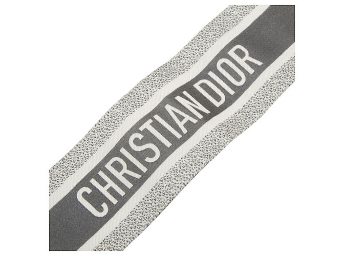 Christian Dior Dior Toile de Jouy Mitzah Schal Braun Weiß - vue 3