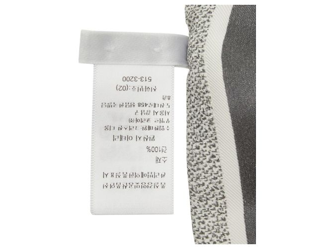 Christian Dior Dior Toile de Jouy Mitzah Schal Braun Weiß - vue 5