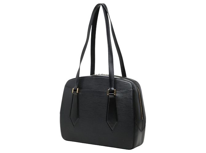 Bolsa de Ombro Louis Vuitton Epi Voltaire Preto - vista 2