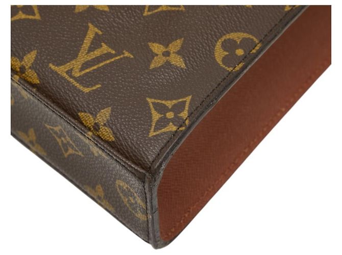 Bolso Louis Vuitton Monogram Malesherbes Castaño - vista 4