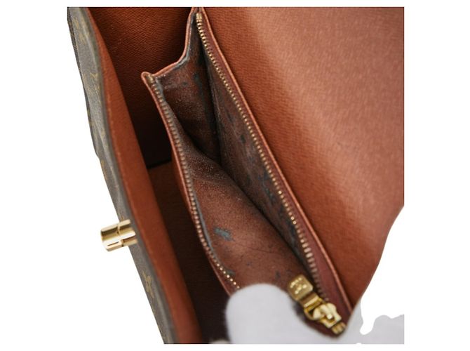 Bolso Louis Vuitton Monogram Malesherbes Castaño - vista 9