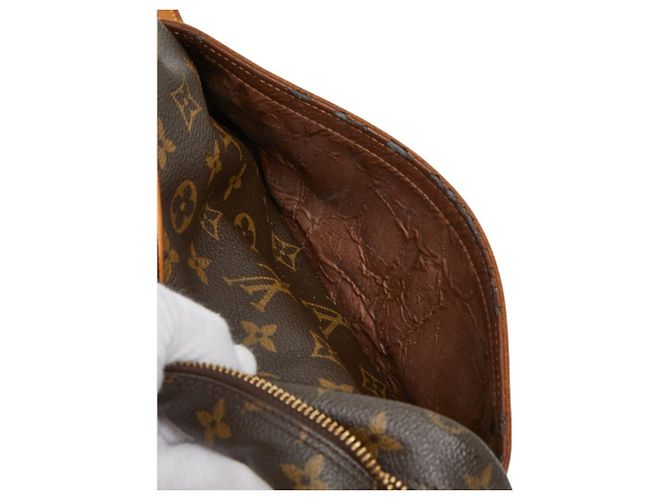 Borsa a tracolla Louis Vuitton Monogram Trocadero 27 Marrone - vista 11