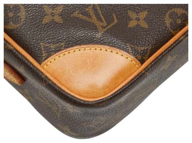 Borsa a tracolla Louis Vuitton Monogram Trocadero 27 Marrone - vista 5