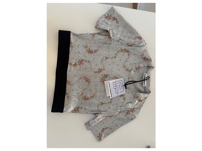 Top floral plateado Paco Rabanne Rosa Hardware de plata - vista 2
