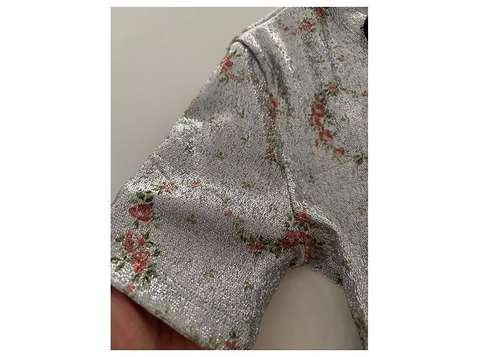 Top floral plateado Paco Rabanne Rosa Hardware de plata - vista 7