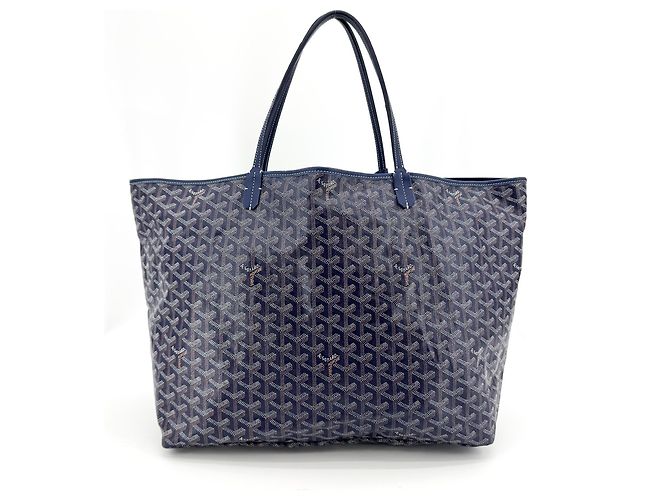 Goyard Saint Louis Coated Canvas PM Azul marino - vista 2