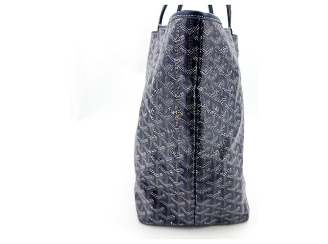 Goyard Saint Louis Coated Canvas PM Azul marino - vista 3