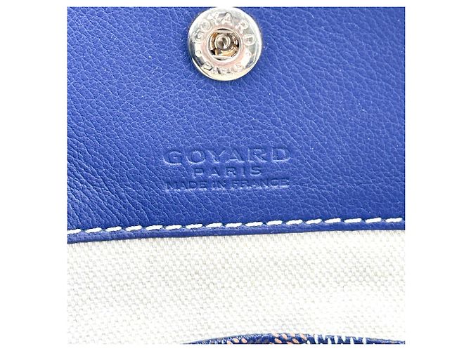Goyard Saint Louis Coated Canvas PM Azul marino - vista 6