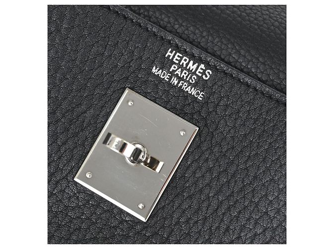 Hermès Hermes Birkin Black Togo com Palladium Hardware 40 Preto - vista 4