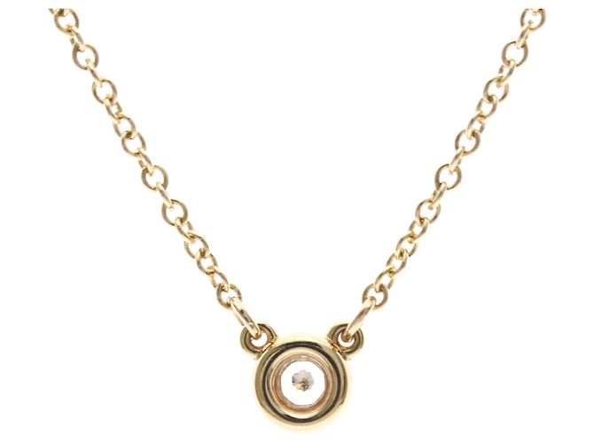 Tiffany & Co. Elsa Peretti Diamonds By The Yard Pendente Oro Rosa 18K e Diamante 0.05CT D'oro - vista 3