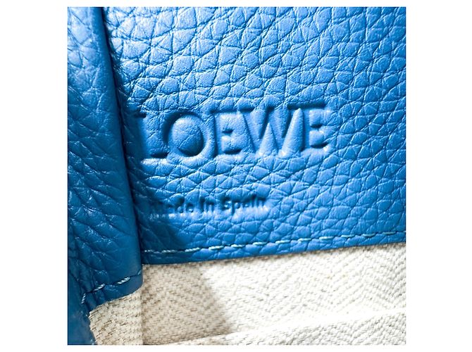 Loewe Hammock Leather Mini Blue - view 6