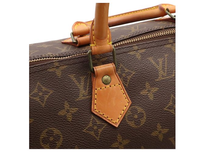 Bolso Louis Vuitton Monogram Speedy 40 Castaño - vista 6