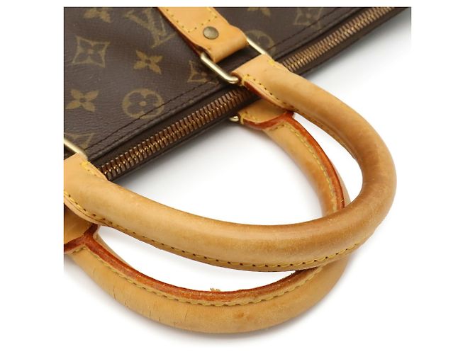 Sac Boston Louis Vuitton Monogram Keepall Bandoulière 45 Marron - vue 5