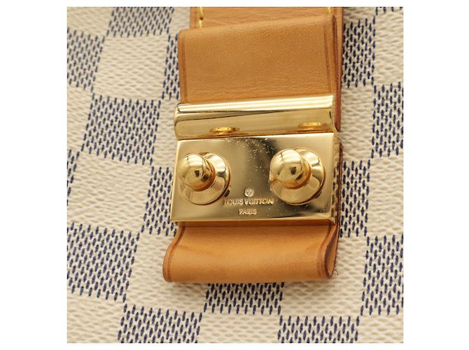 Borsa Tote Louis Vuitton Damier Azur Salina PM Crudo - vista 5