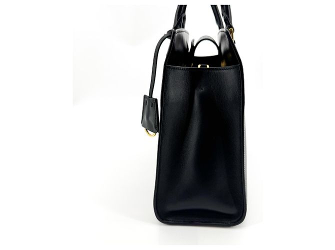 Prada saffiano tote Leather Black - view 3