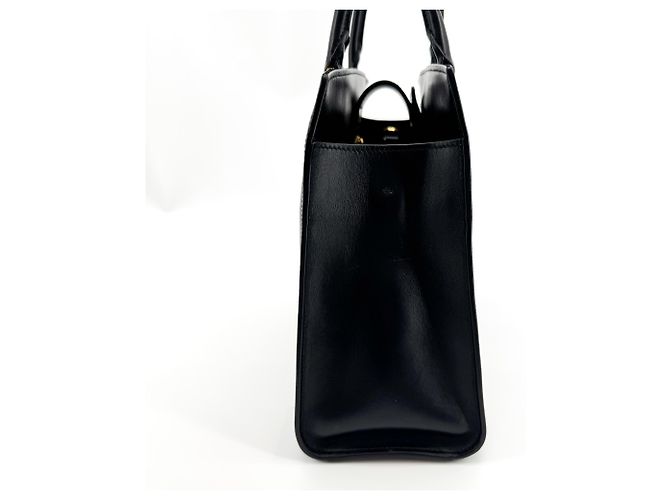 Prada saffiano tote Leather Black - view 4