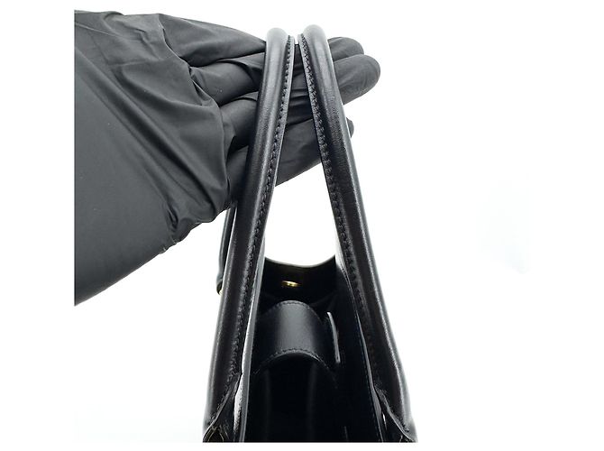 Prada saffiano tote Leather Black - view 7