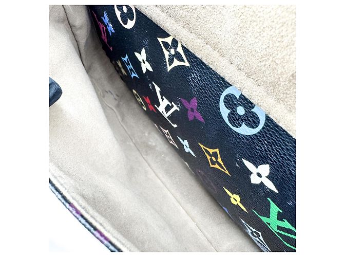 Louis Vuitton Rita Monogram Multicolor Schwarz - Ansicht 5