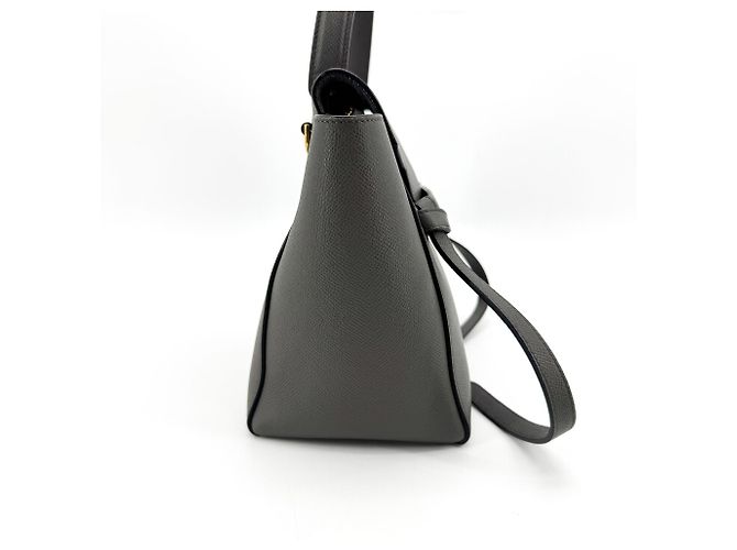 Céline Ceinture Celine Mini en cuir de veau Marron - vue 4
