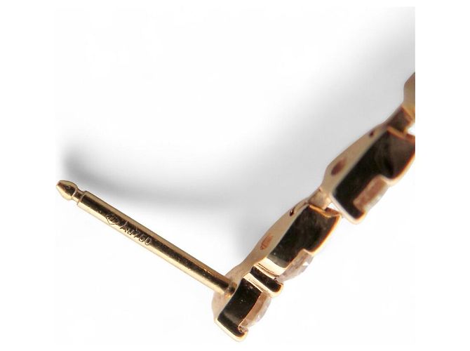 NUOVI ORECCHINI PIAGET SUNLIGHT IN ORO 18K 5.8GR 30 DIAMANTI 2.7CT D'oro - vista 12