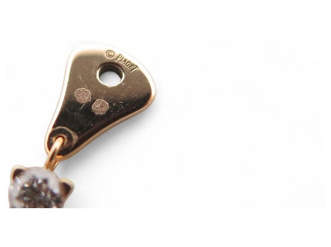 NUOVI ORECCHINI PIAGET SUNLIGHT IN ORO 18K 5.8GR 30 DIAMANTI 2.7CT D'oro - vista 9