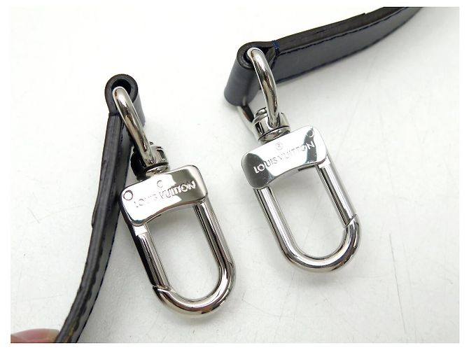 NEW LOUIS VUITTON BLUE LEATHER SHOULDER STRAP FOR KEEPALL BAG STRAP NEW - view 2