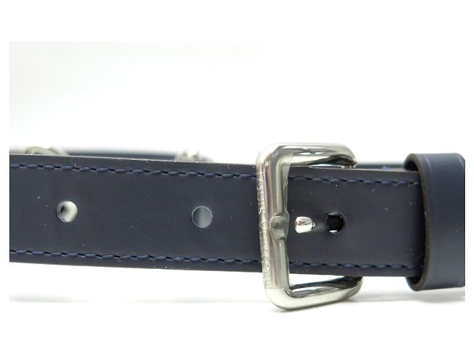 NEW LOUIS VUITTON BLUE LEATHER SHOULDER STRAP FOR KEEPALL BAG STRAP NEW - view 3