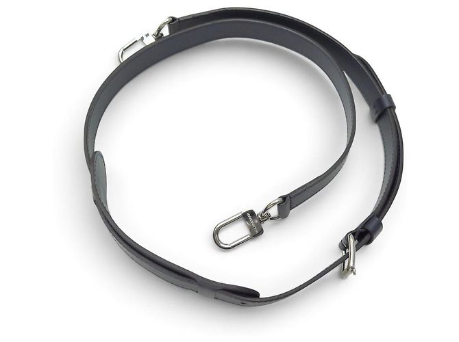 NEW LOUIS VUITTON BLUE LEATHER SHOULDER STRAP FOR KEEPALL BAG STRAP NEW - view 5