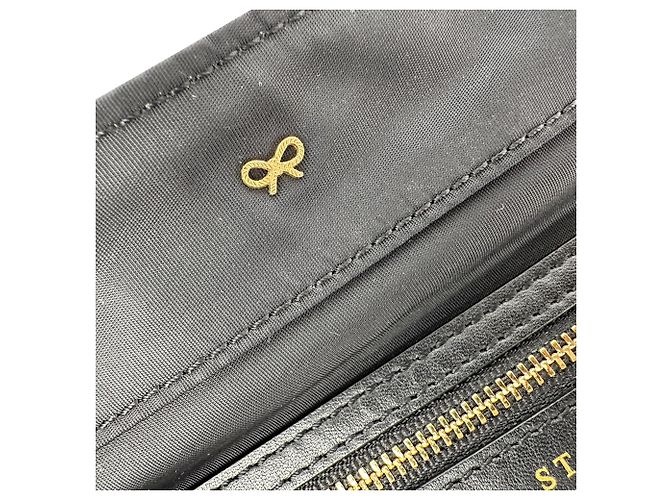 Borsa Tote Anya Hindmarch Commuter in nylon nero - vista 11