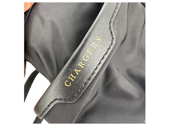 Borsa Tote Anya Hindmarch Commuter in nylon nero - vista 16