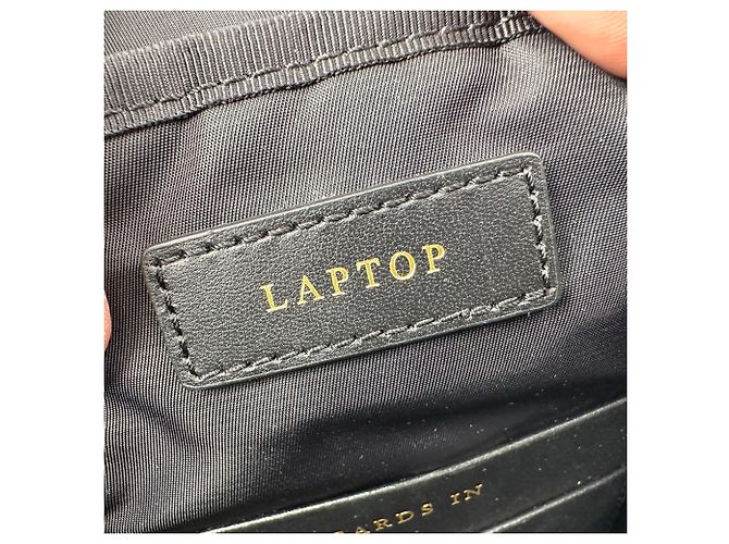 Borsa Tote Anya Hindmarch Commuter in nylon nero - vista 26