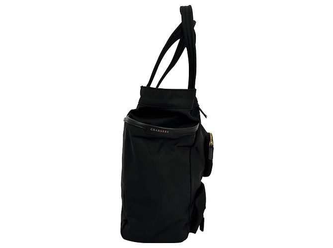 Borsa Tote Anya Hindmarch Commuter in nylon nero - vista 3