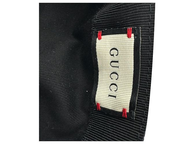 Gucci GG Monogram Web Baseball Cap in Black Canvas - view 7