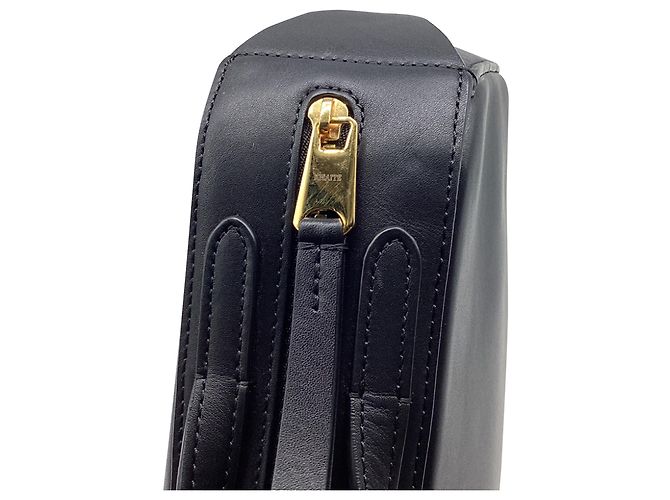 Khaite Simona Schultertasche aus schwarzem Leder - Ansicht 10