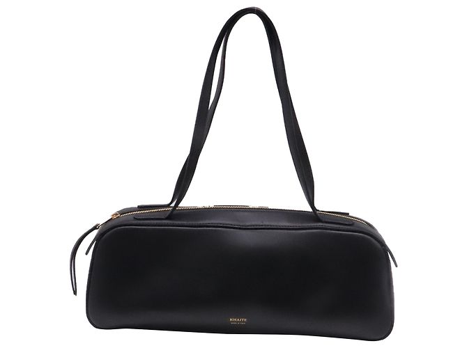 Khaite Simona Schultertasche aus schwarzem Leder - Ansicht 5