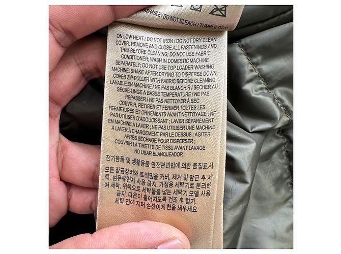 Burberry Vintage-Check Down Jacket in Beige Polyester - view 17