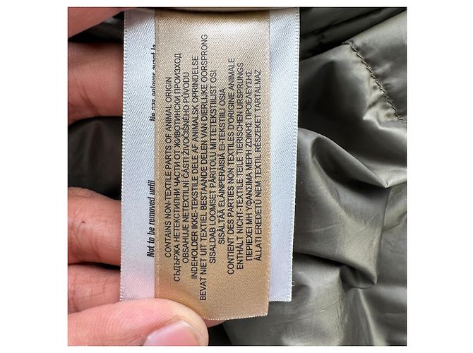 Burberry Vintage-Check Down Jacket in Beige Polyester - view 18