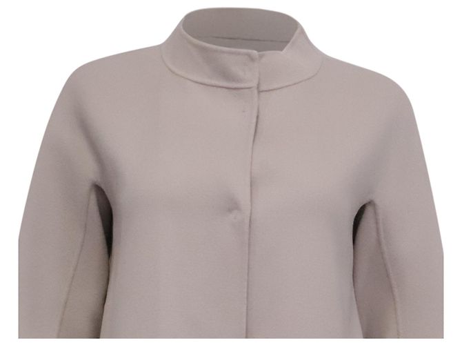 'S Max Mara Mantel aus beiger Wolle - Ansicht 2